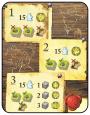 Přehledová deska úrovní - Duchové Carcassonne